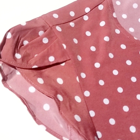 Polka Dot Blouse ~ NWOT - Picture 2 of 5
